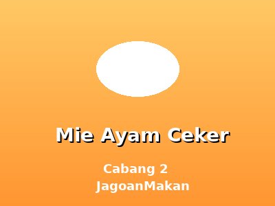 Mie Ayam Ceker